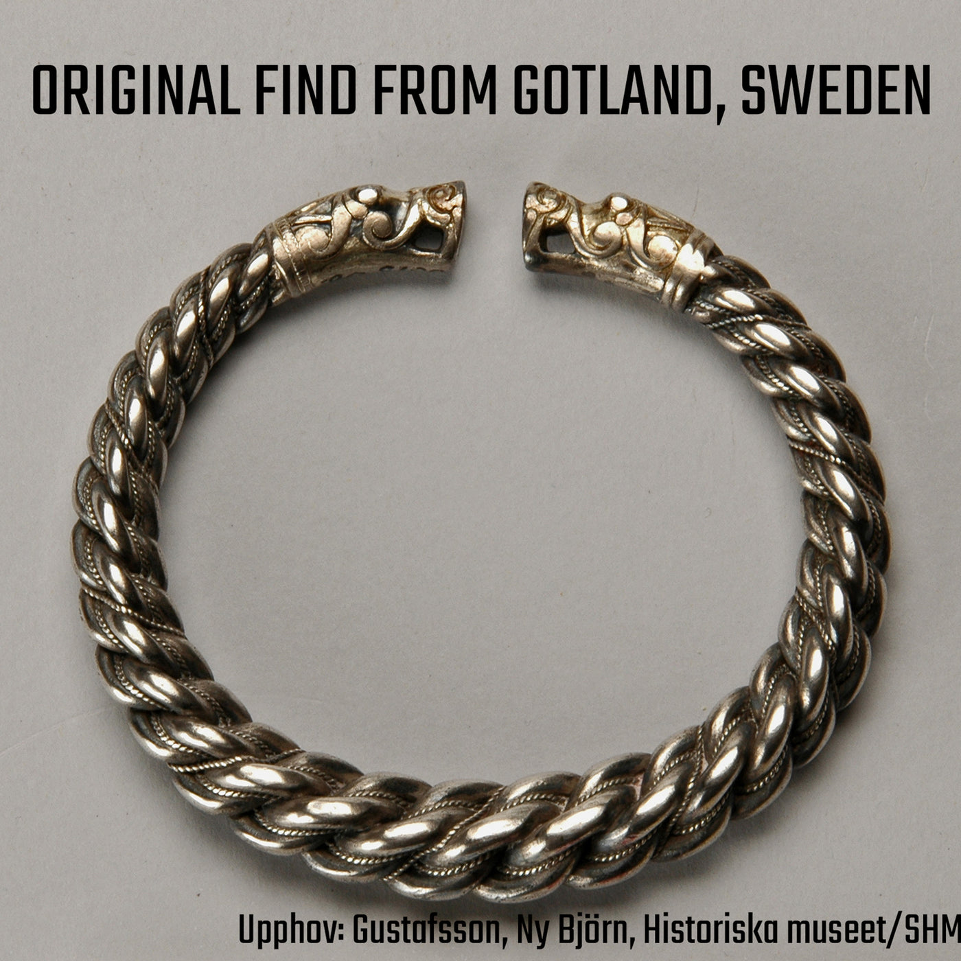 Premium Gotland Armring, Silver