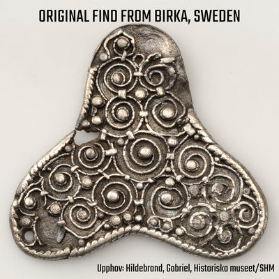 Premium Threefoil Brooch, Silver