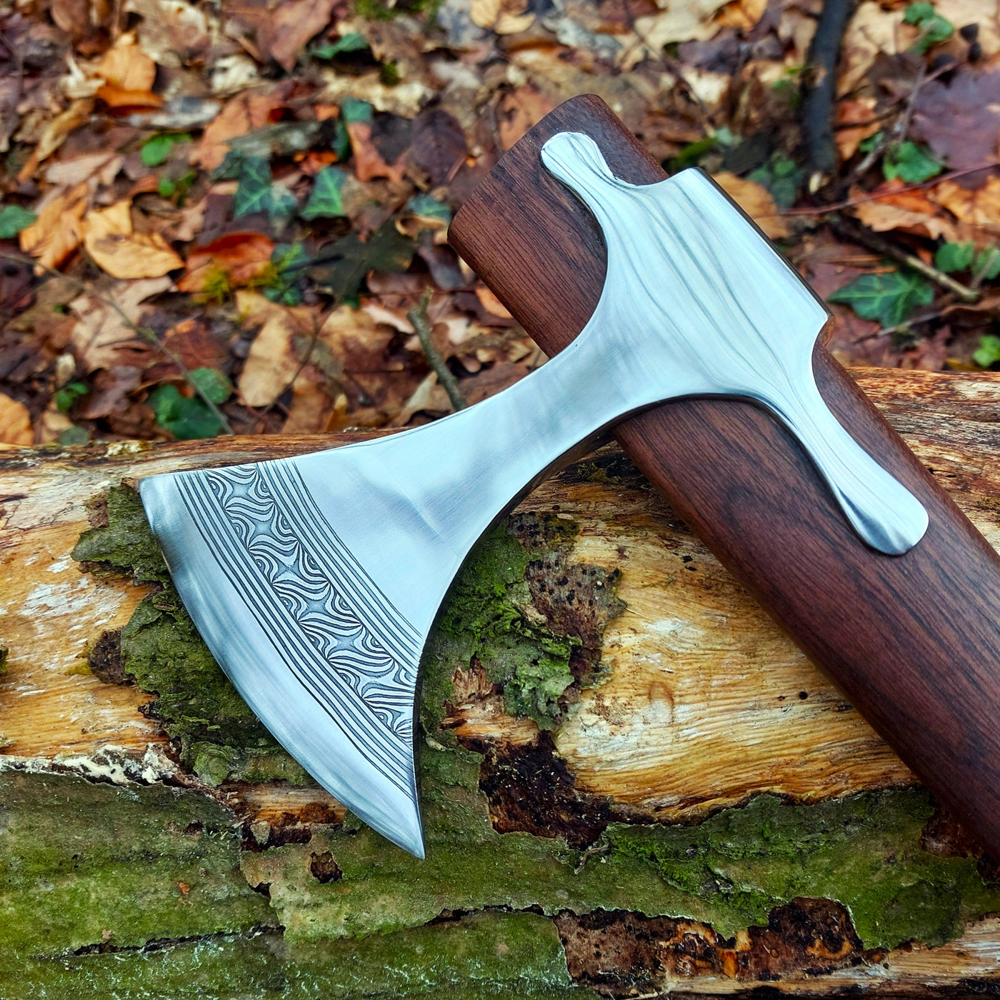Premium Pattern-Welded Axe, Ed – Grimfrost