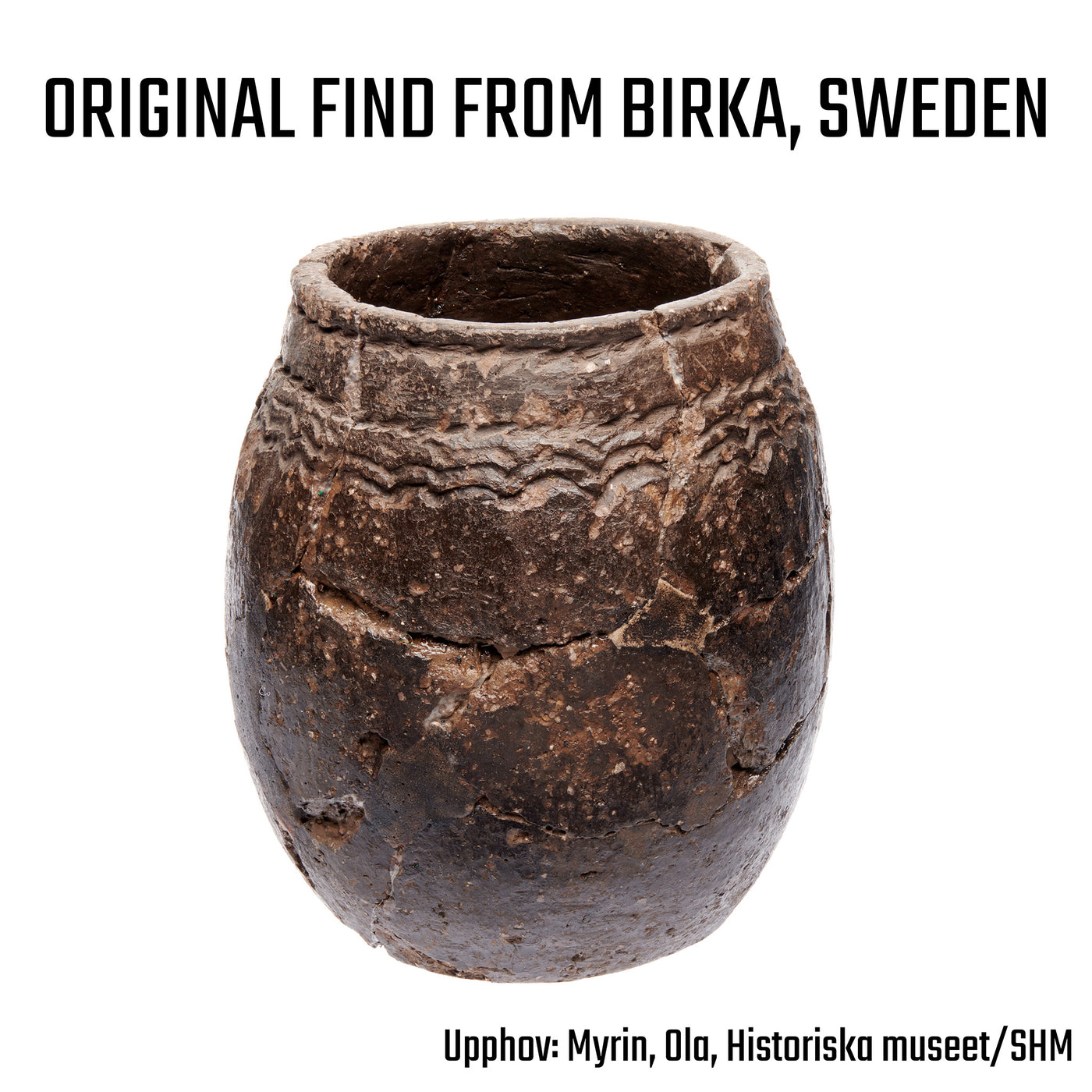 Birka Supkopp Set, Black, Handmade