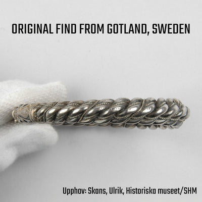 Premium Gotland Armring, Silver