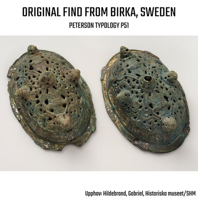 Tortoise Brooches, BJ 837, Birka