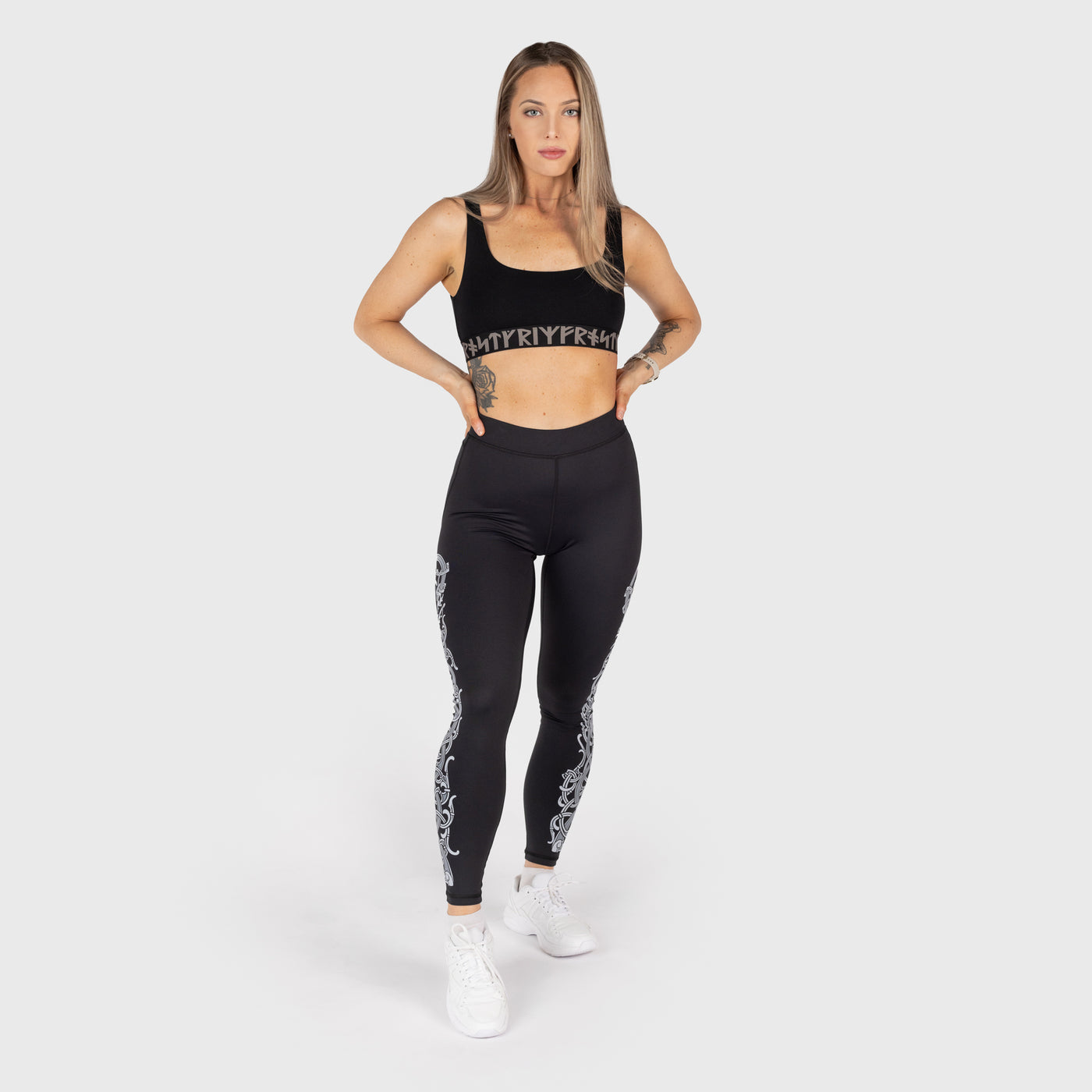 Dragon Leggings, Black – Grimfrost - Main Image