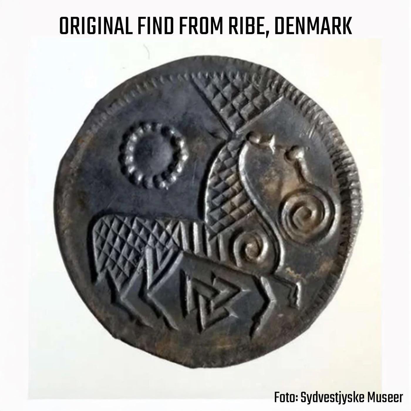 Ribe Deer Pendant, Silver