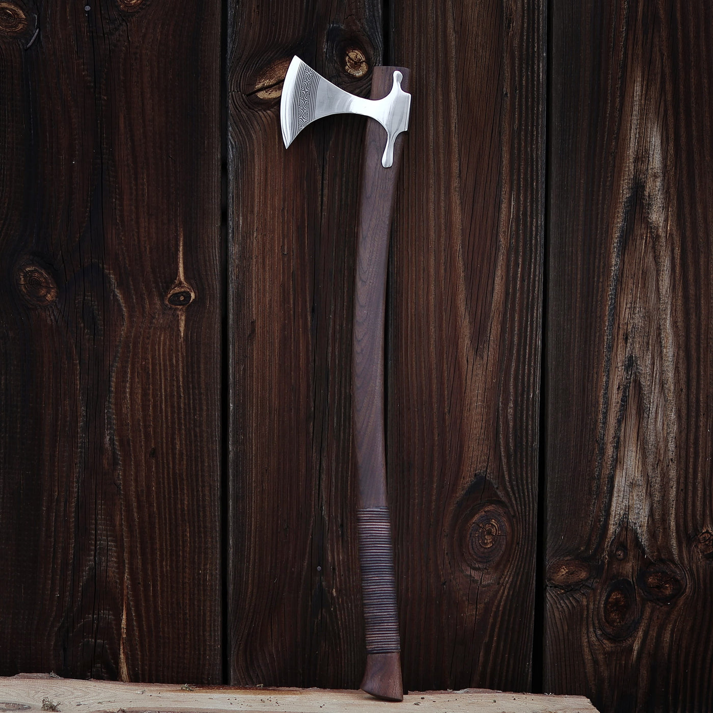 Premium Pattern-Welded Axe, Ed – Grimfrost