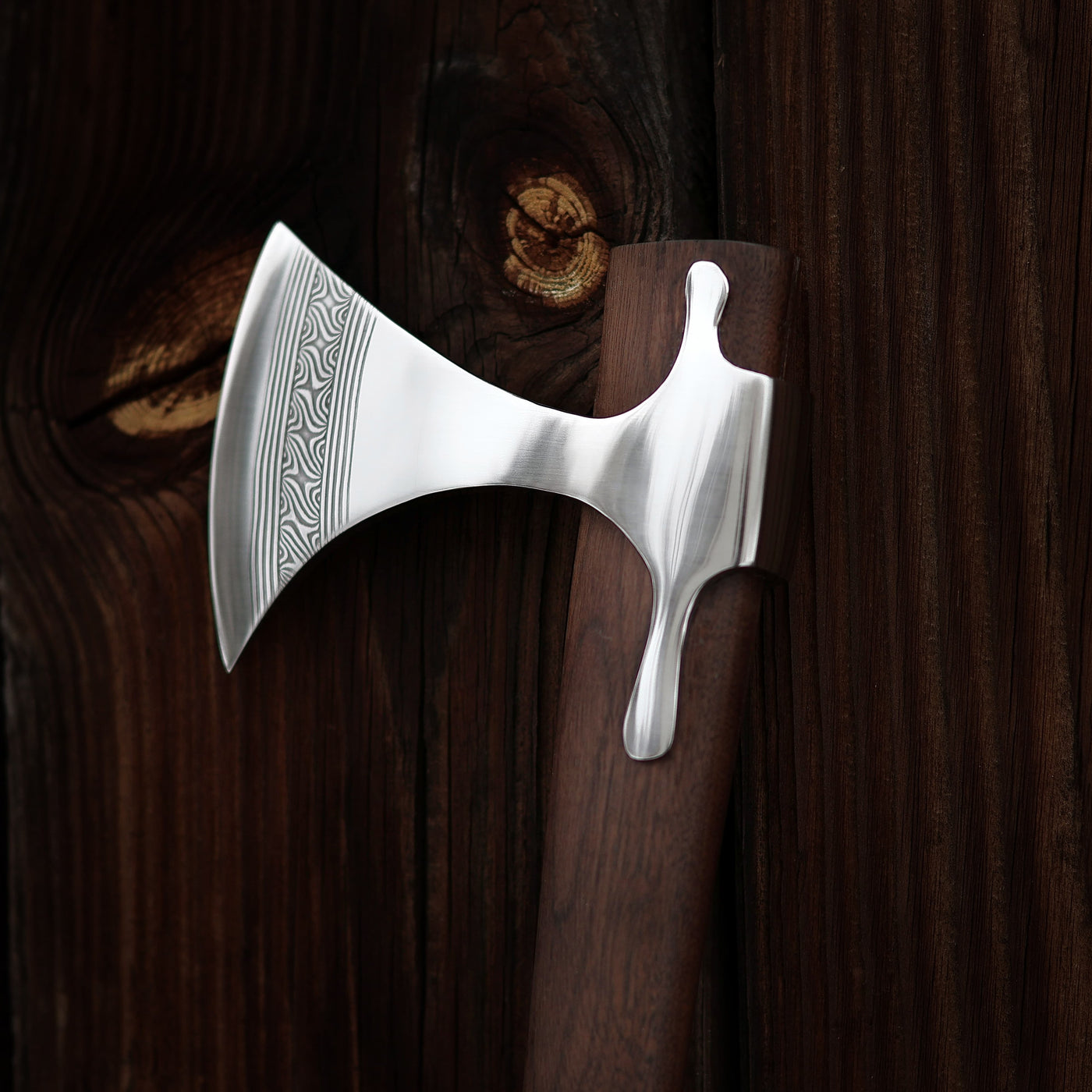 Premium Pattern-Welded Axe, Ed – Grimfrost