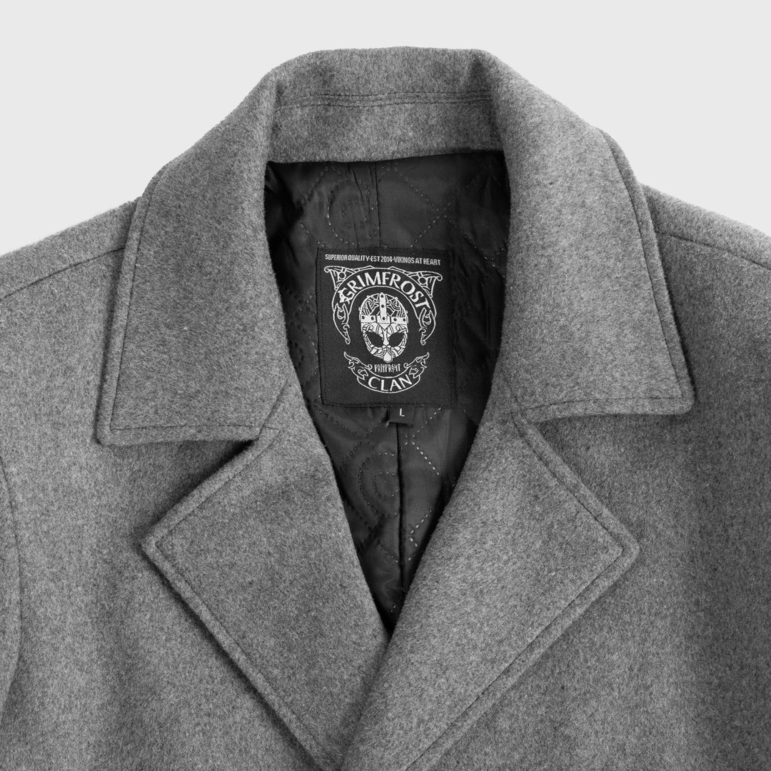 Wool Coat, Grey – Grimfrost