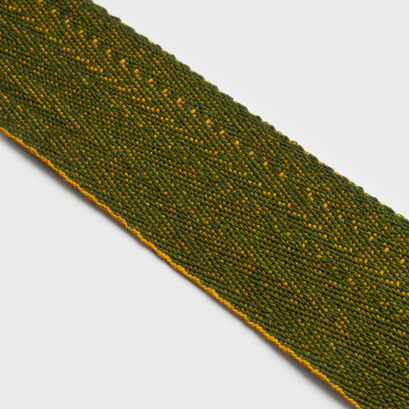 Viking Leg Wraps, Handwoven, Green and Yellow