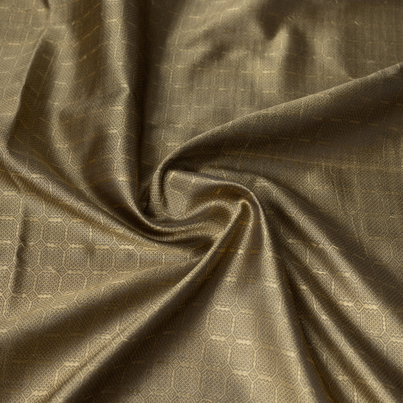 Birka Silk, Handwoven, Golden Brown