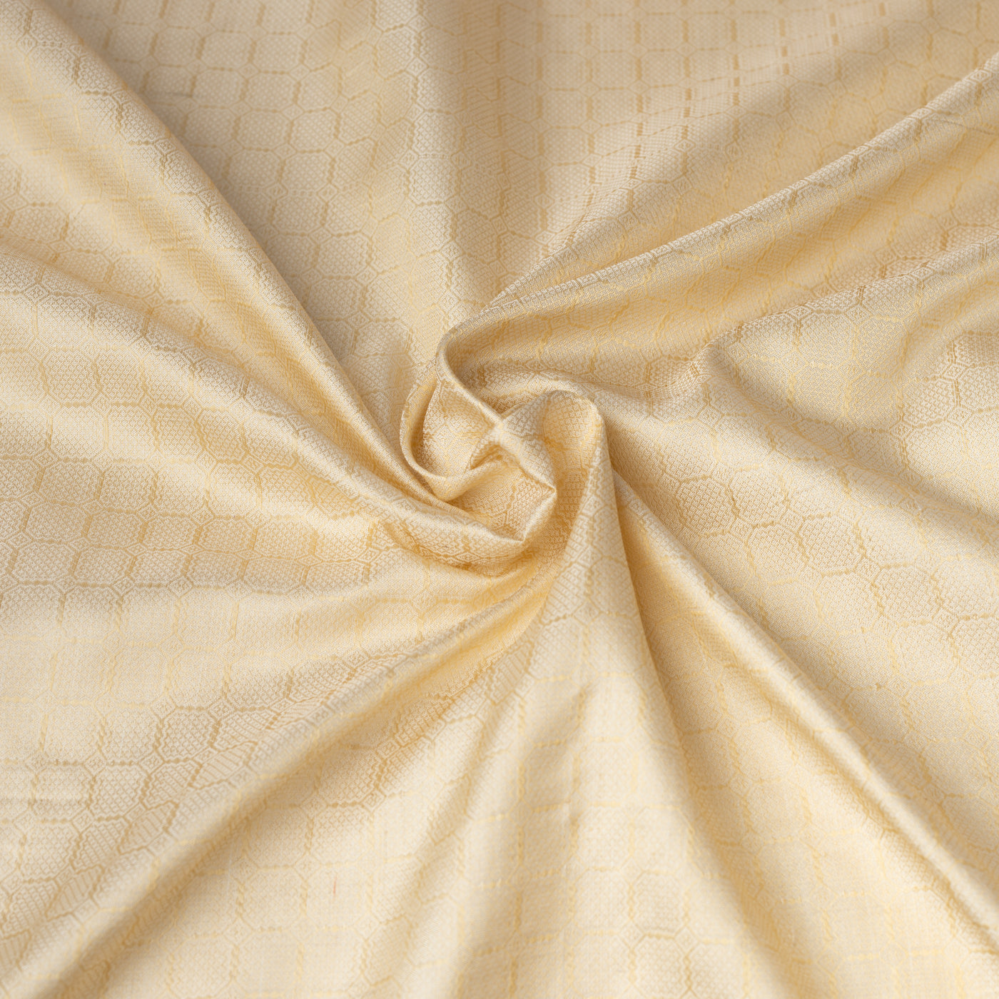 Birka Silk, Handwoven, Cream