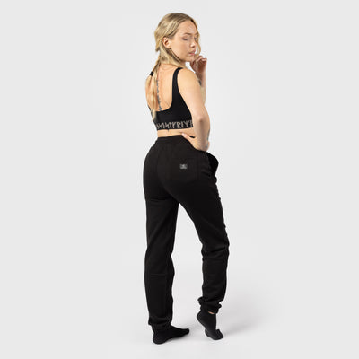 Women's Premium Sweatpants, Shieldmaiden, Black