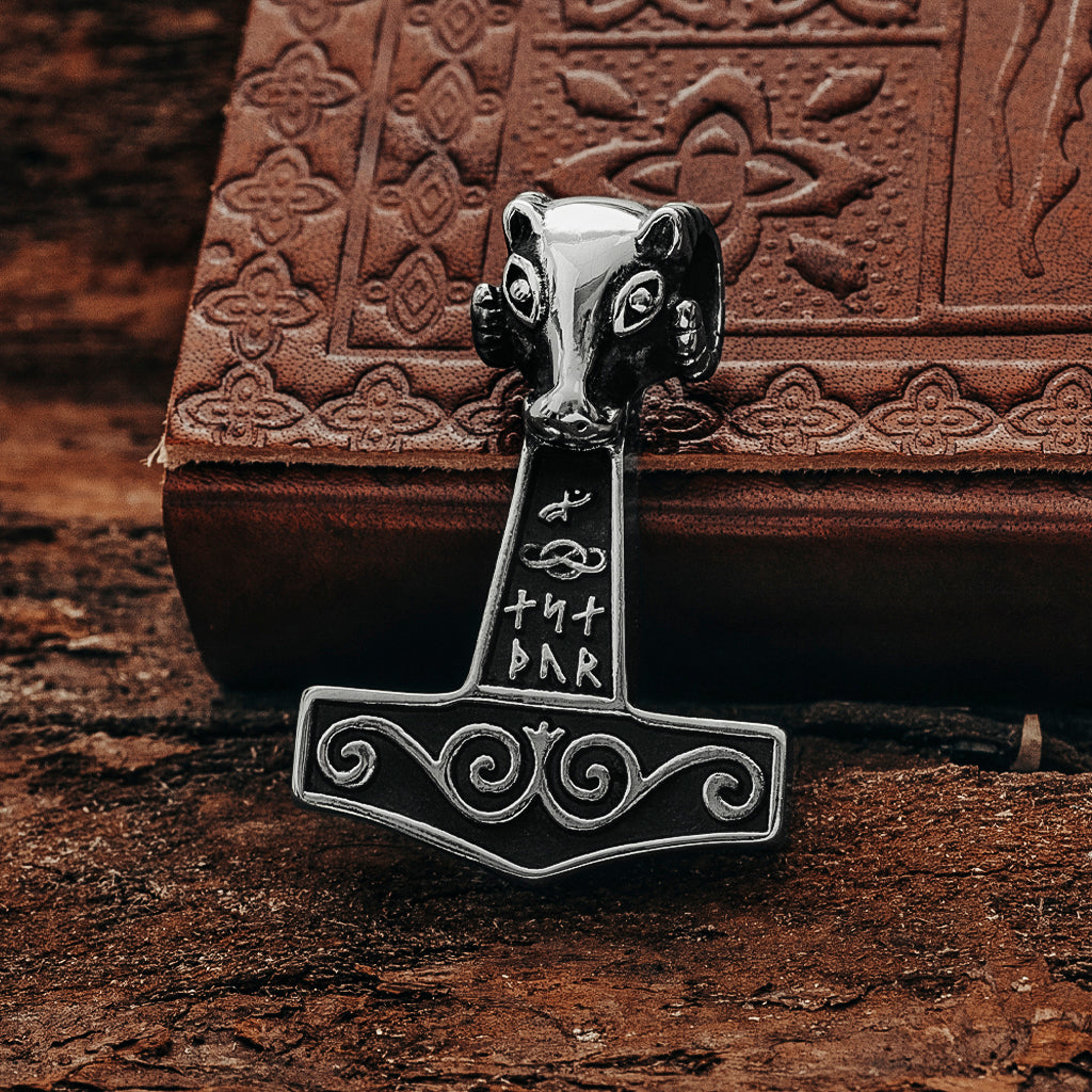 Thor's Hammers - Grimfrost's Goat Hammer, Stainless Steel - Grimfrost.com