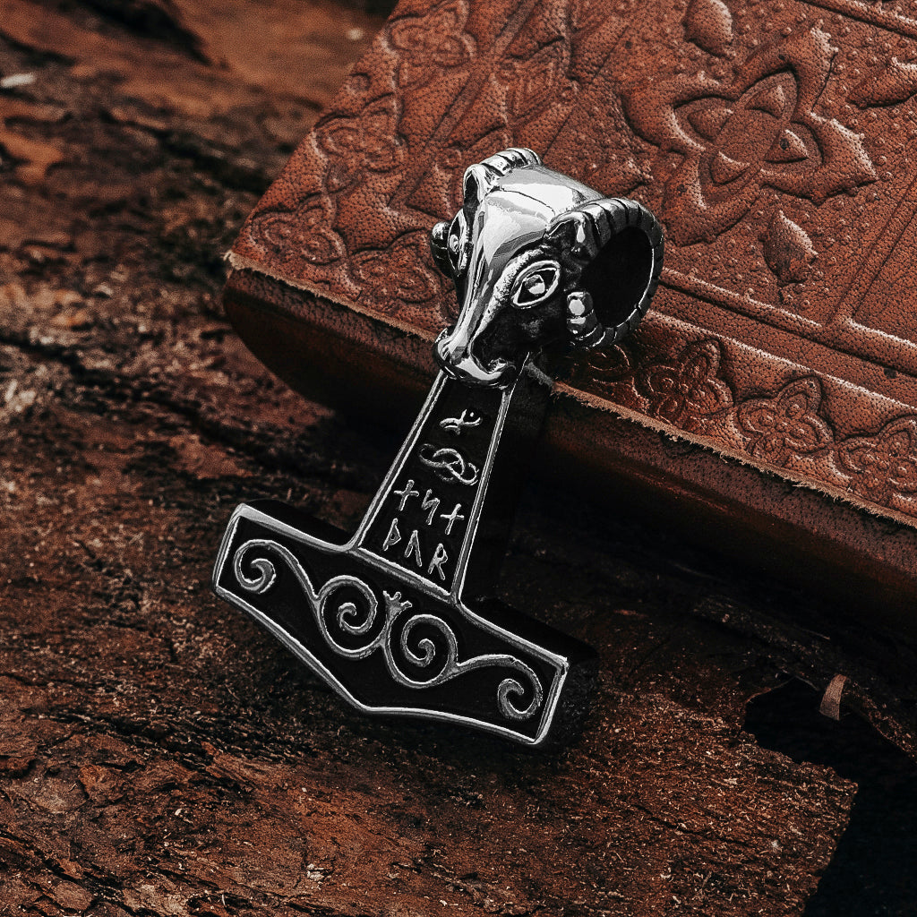 Thor's Hammers - Grimfrost's Goat Hammer, Stainless Steel - Grimfrost.com