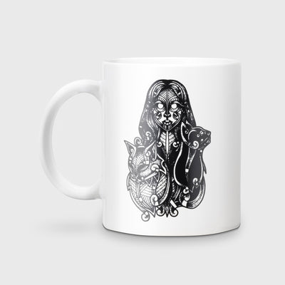Coffee Mug, Freyja, White