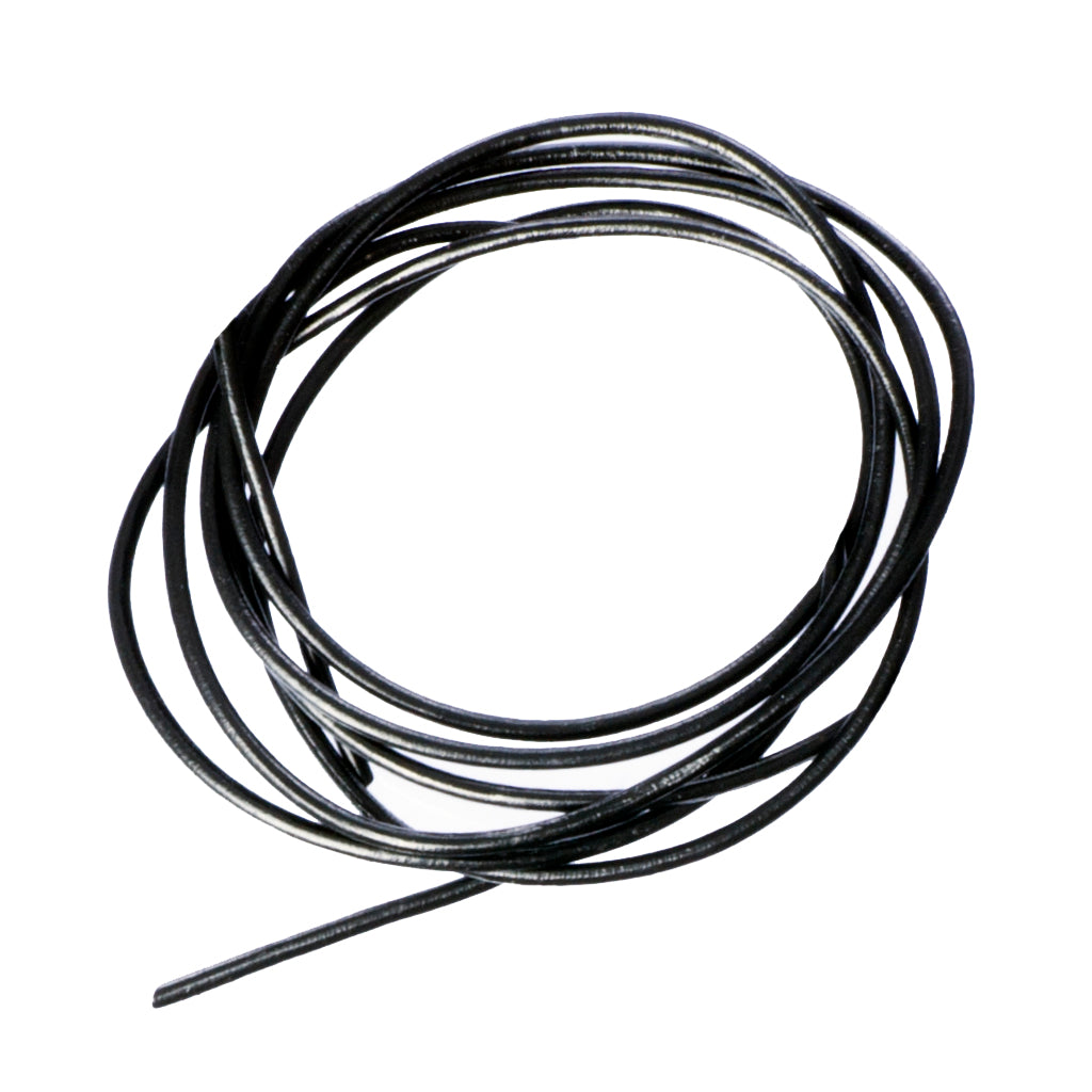 Black Leather Cord - Artist & Craftsman Supply