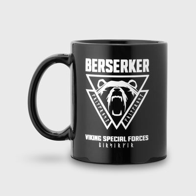 Coffee Mug, Berserker, Black