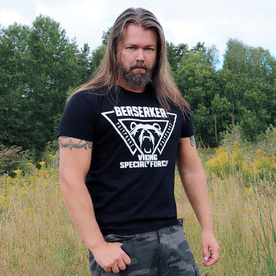 T-shirts - Premium Tee, Berserker, Black - Grimfrost.com
