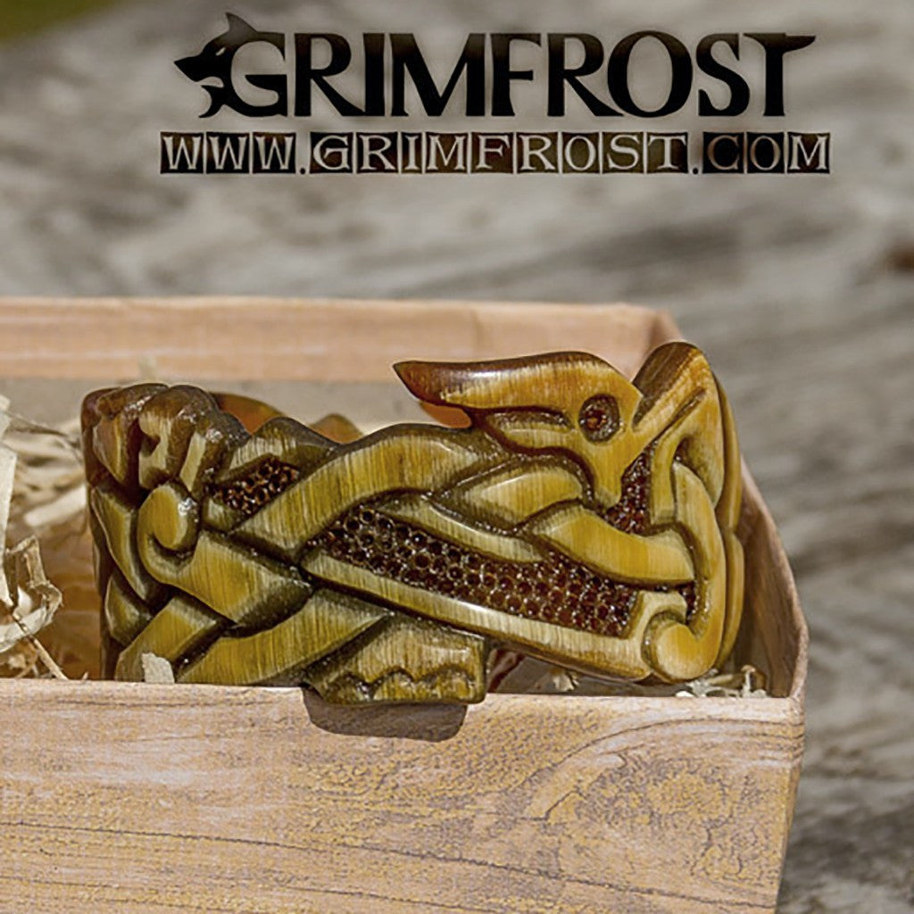 Premium Items - Premium Horn Bracelet, Linnormr - Grimfrost.com