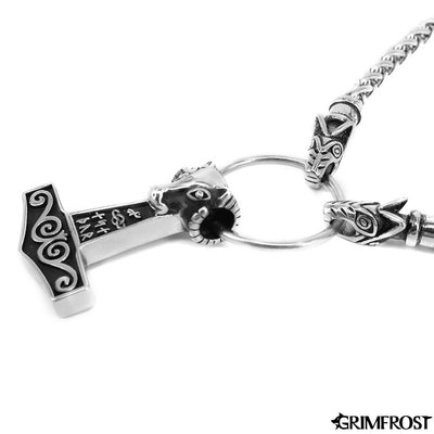 Wolf Chain, Set 3, Stainless Steel – Grimfrost