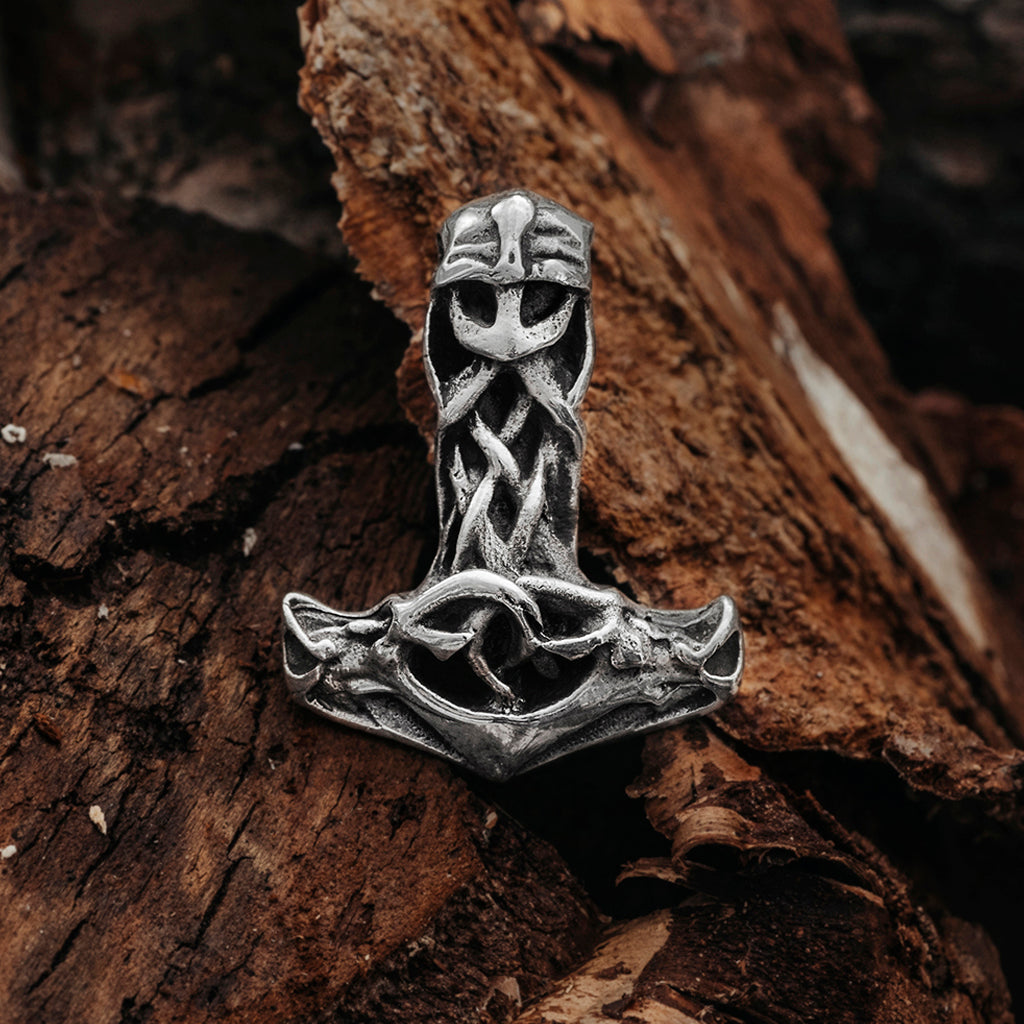 Thor's Hammers - Thor's Hammer, Silver - Grimfrost.com