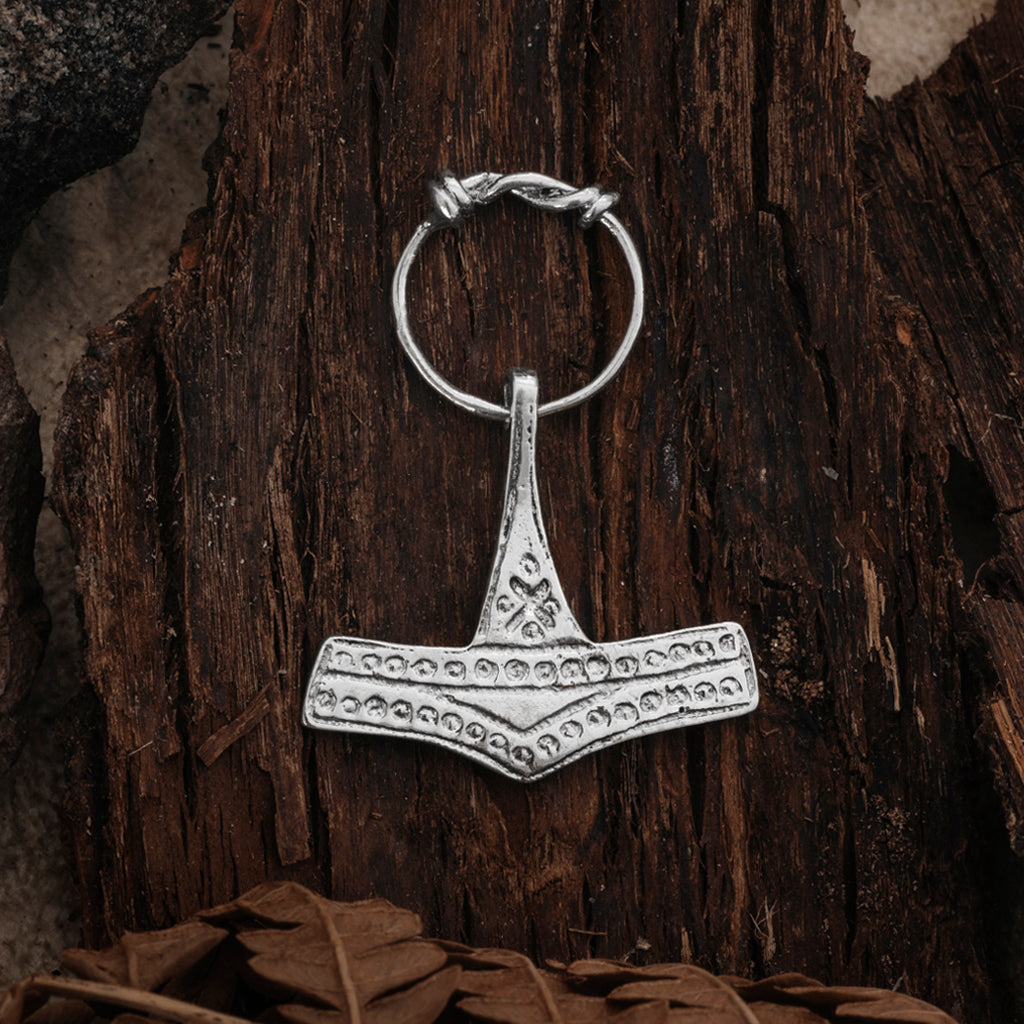 Thor's Hammers - Bornholm Thor's Hammer, Silver - Grimfrost.com