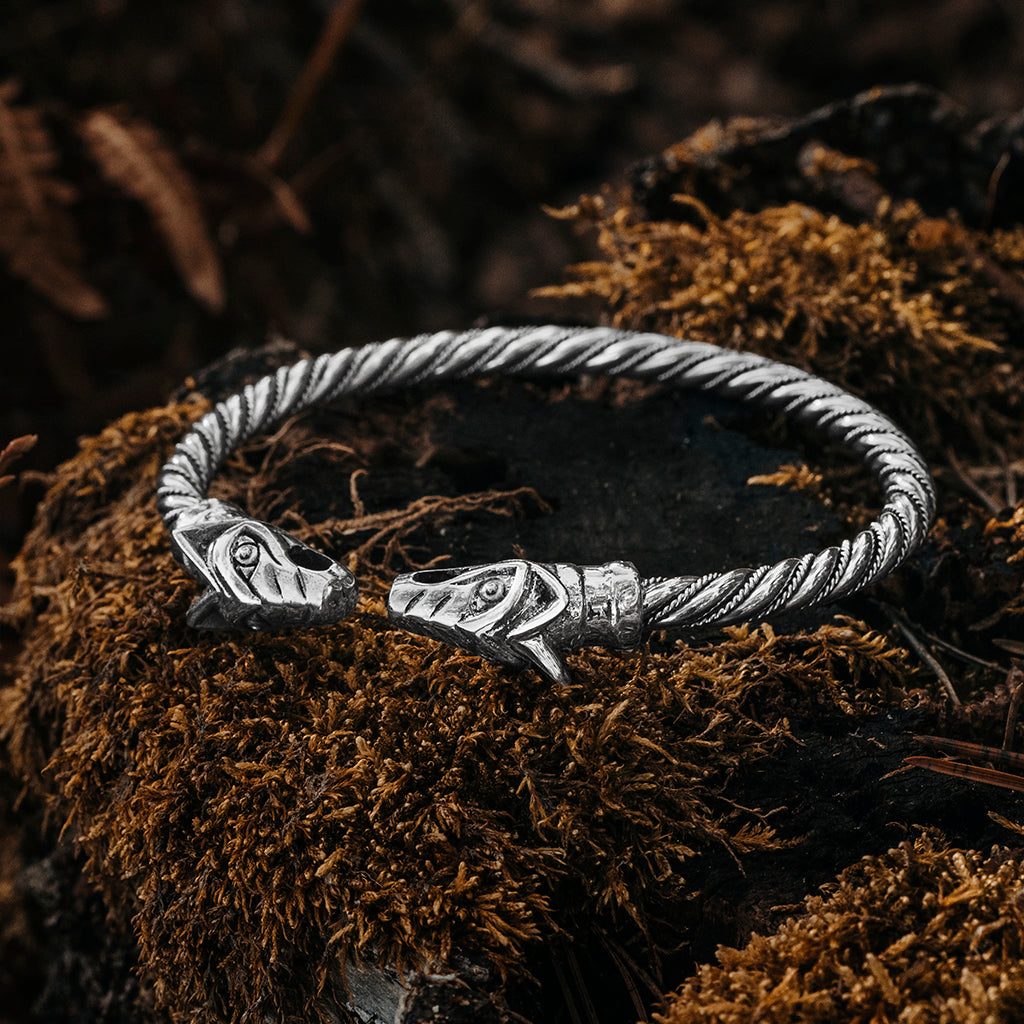 Freki Geri Armring Silver Grimfrost