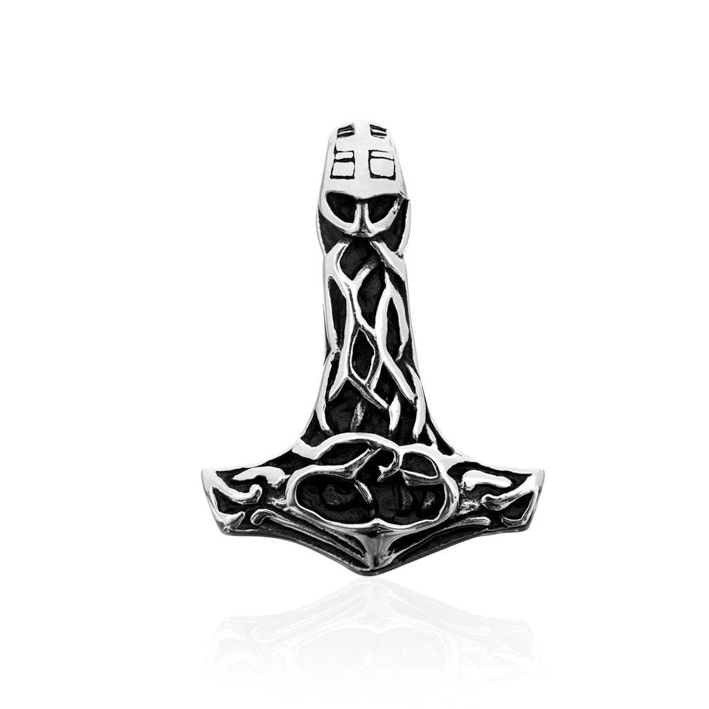 Helmet Thor's Hammer, Stainless Steel – Grimfrost