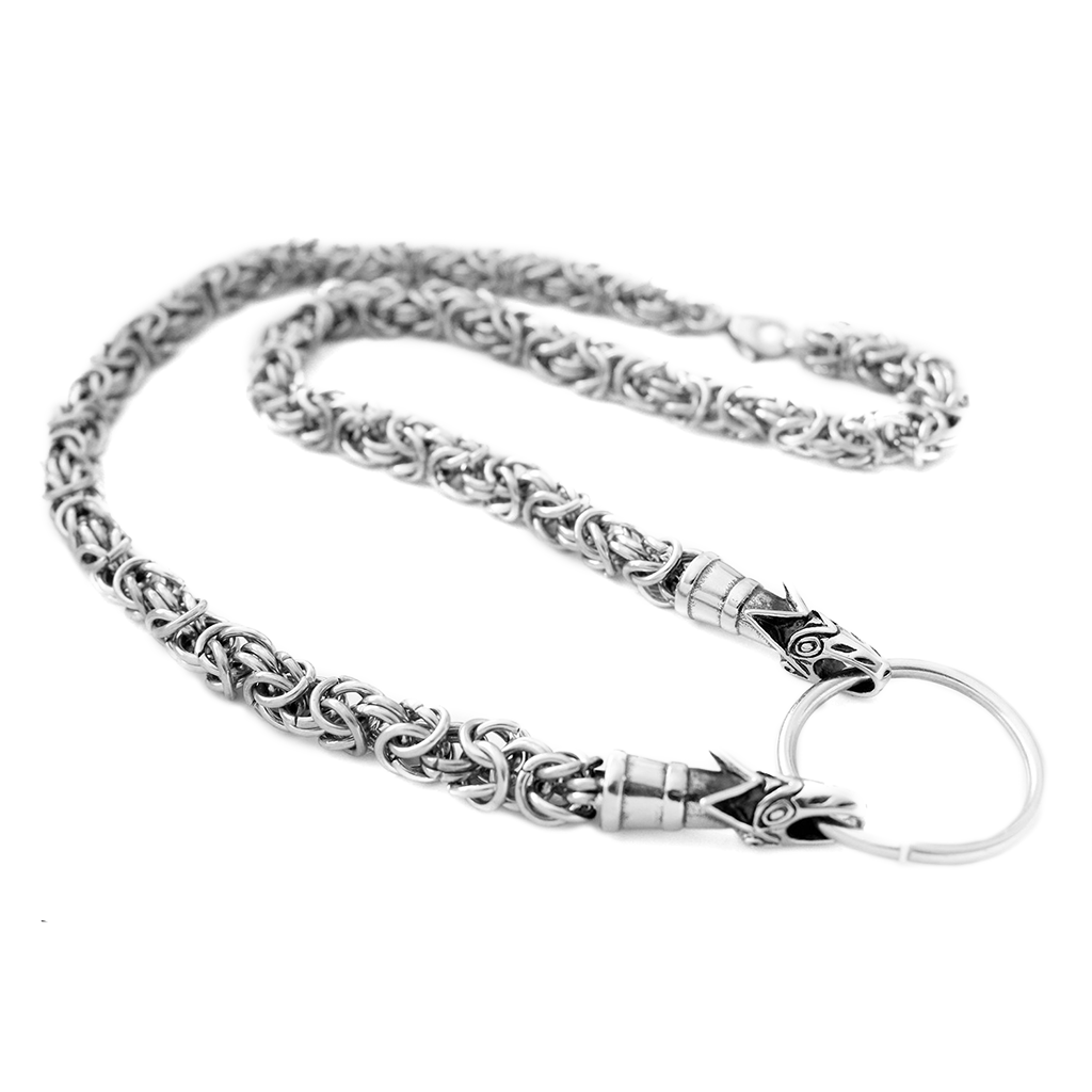 Neck Chains - Wolf King Chain, Stainless Steel - Grimfrost.com