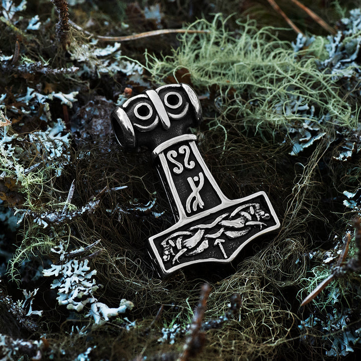 THORS HAMMER blackl ブラックメタル Amazon.com: 5MOONSUN5's Thor Hammer Metal with attractive odin