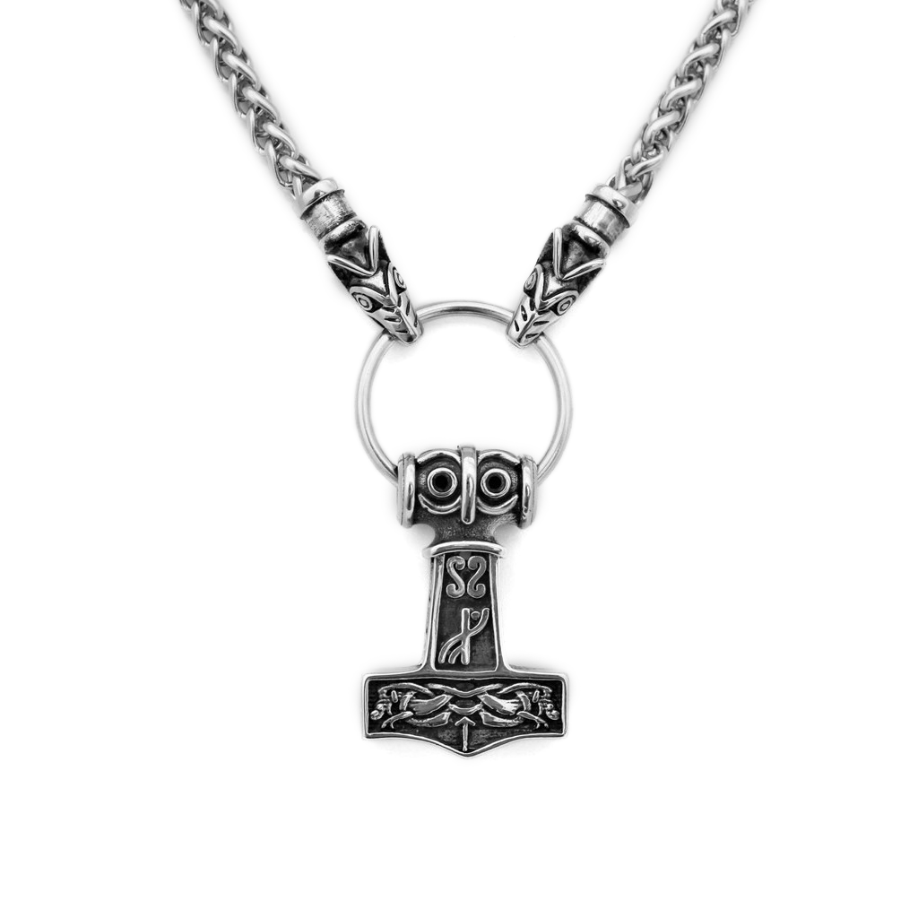 Wolf Chain, Set 1, Stainless Steel – Grimfrost