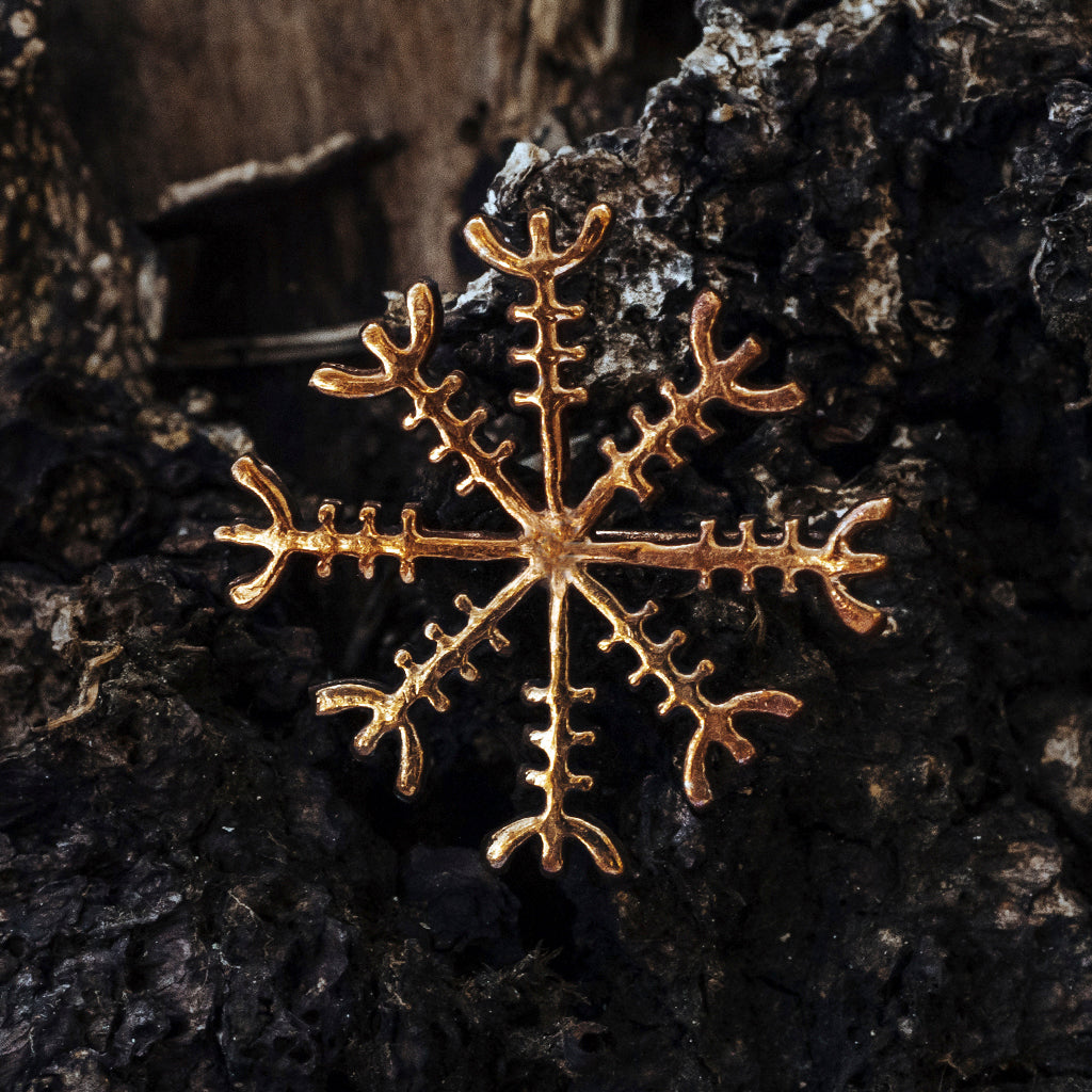 Pendants - Aegishjálmur Pendant, Bronze - Grimfrost.com