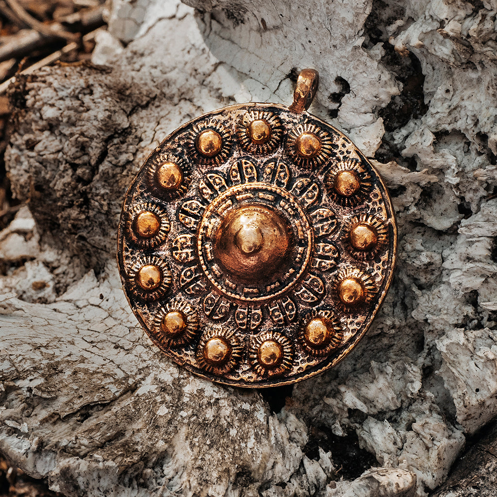 Shield of Valhalla Amulet, Bronze