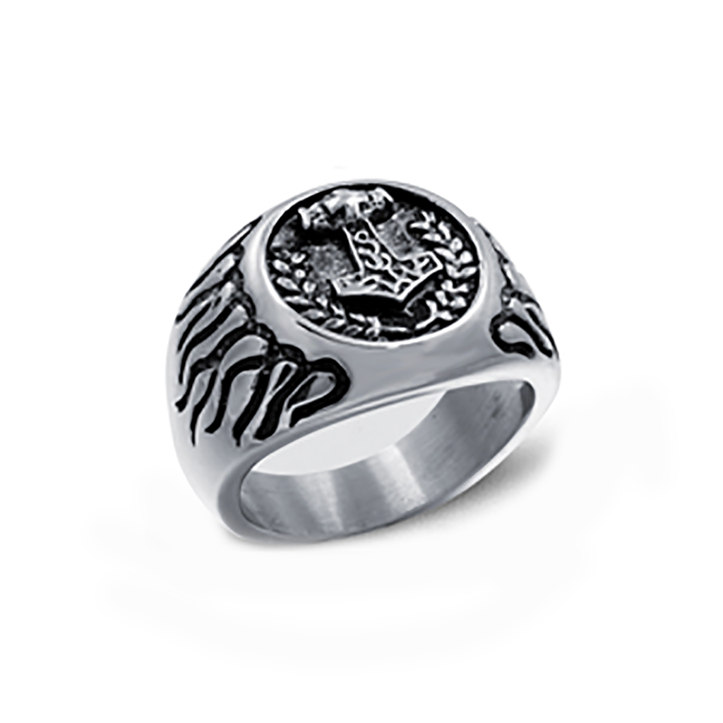 Mjolnir Ring, Stainless Steel – Grimfrost