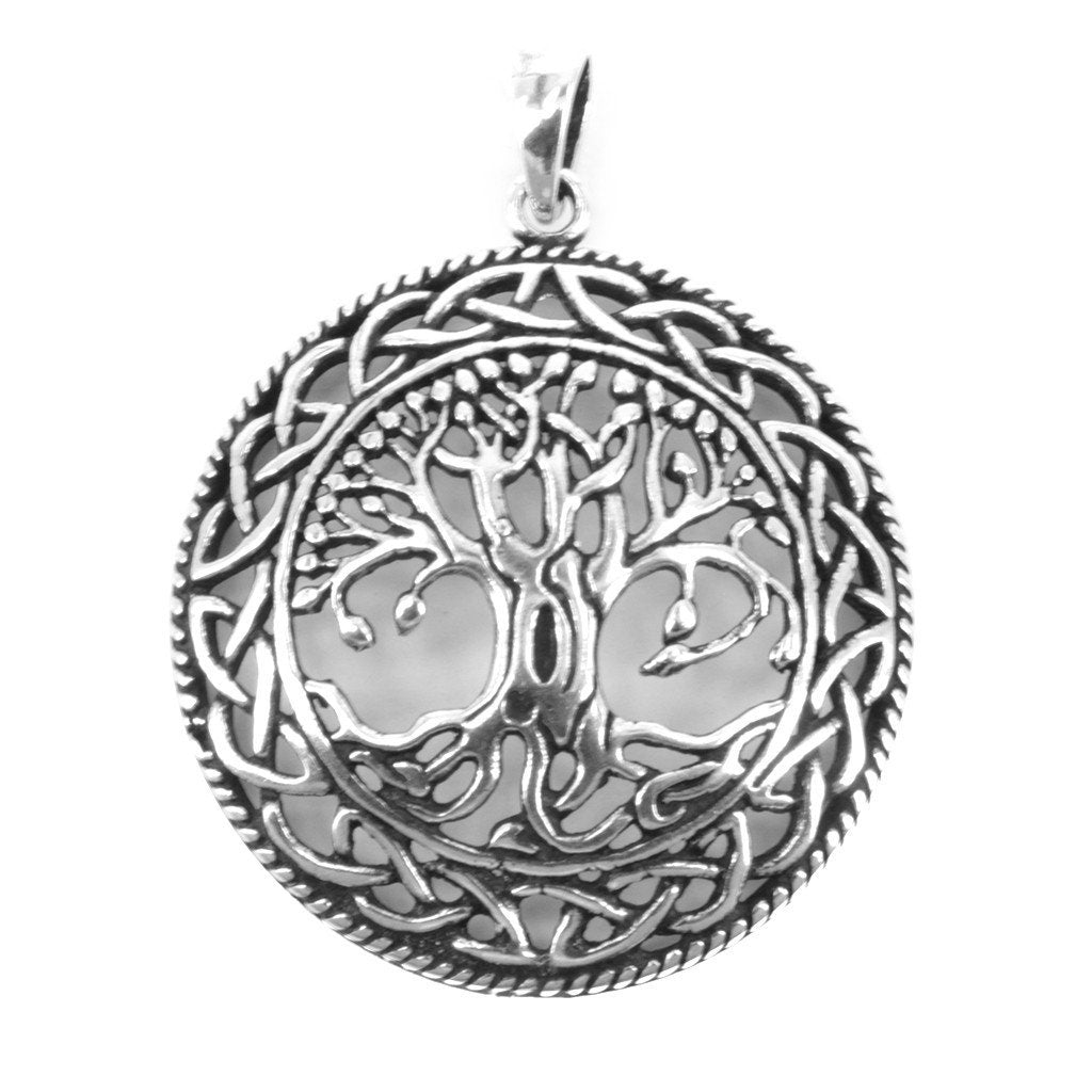 Pendants - Yggdrasil Amulet, Silver - Grimfrost.com