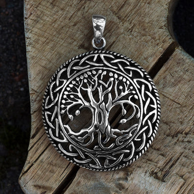Pendants - Yggdrasil Amulet, Silver - Grimfrost.com