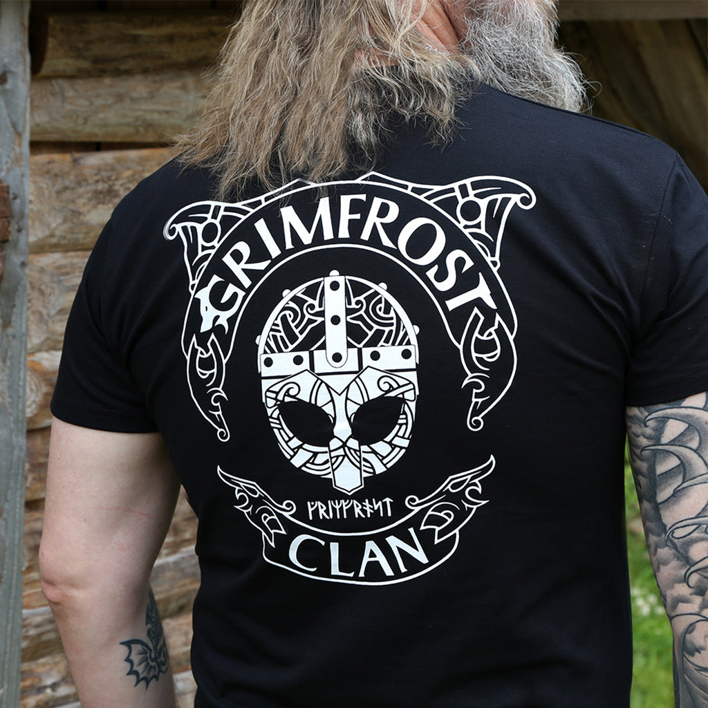 T-shirts - T-shirt, Grimfrost Clan, Black - Grimfrost.com