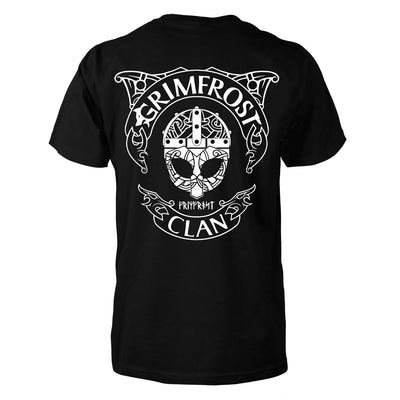 T-shirts - T-shirt, Grimfrost Clan Mask, Black - Grimfrost.com