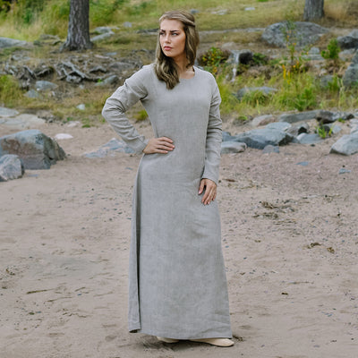 DIY Viking Linen Dress
