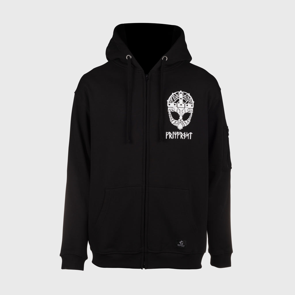 トップス archive PPFM border hoodie Premium Zoodie, Grimfrost Clan, Black