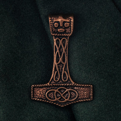 Triquetra Thor's Hammer, Silver
