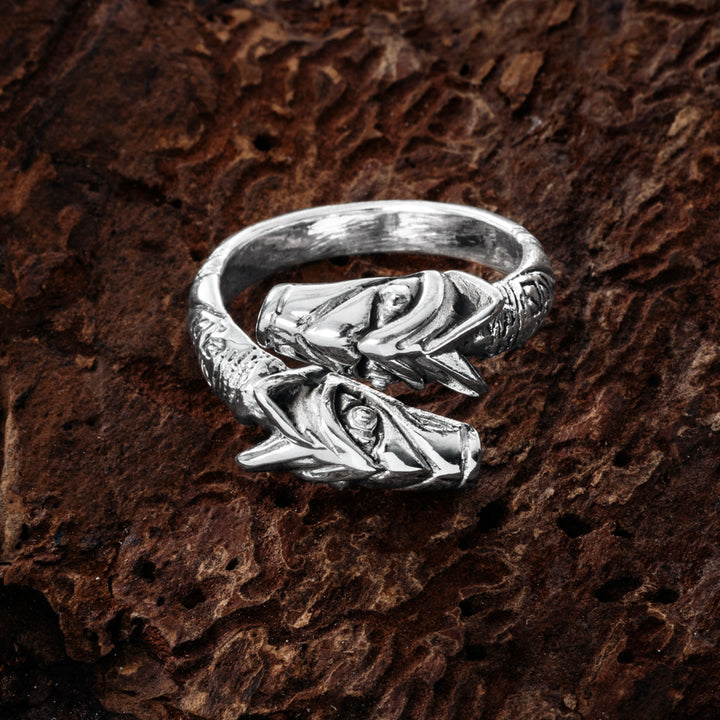 Freki & Geri Ring, Silver – Grimfrost