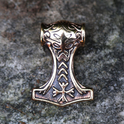 Thor's Hammers - Thor's Hammer of Awe, Bronze - Grimfrost.com