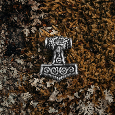 Thor's Hammers - Skane Thor's Hammer, Silver - Grimfrost.com