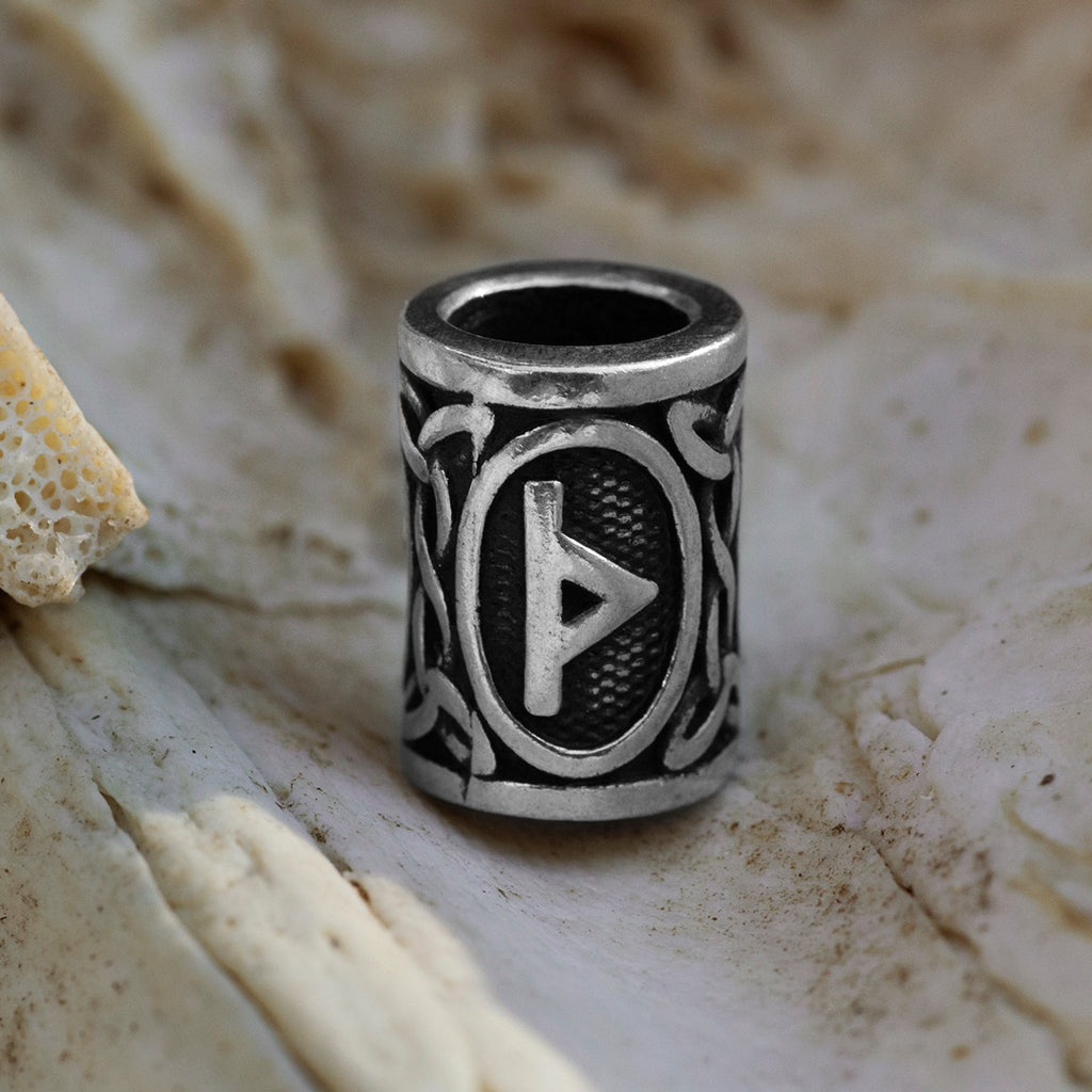 Thurs Beard Ring, Silver – Grimfrost