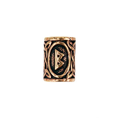 Beard Rings - Bjarkan Beard Ring, Bronze - Grimfrost.com