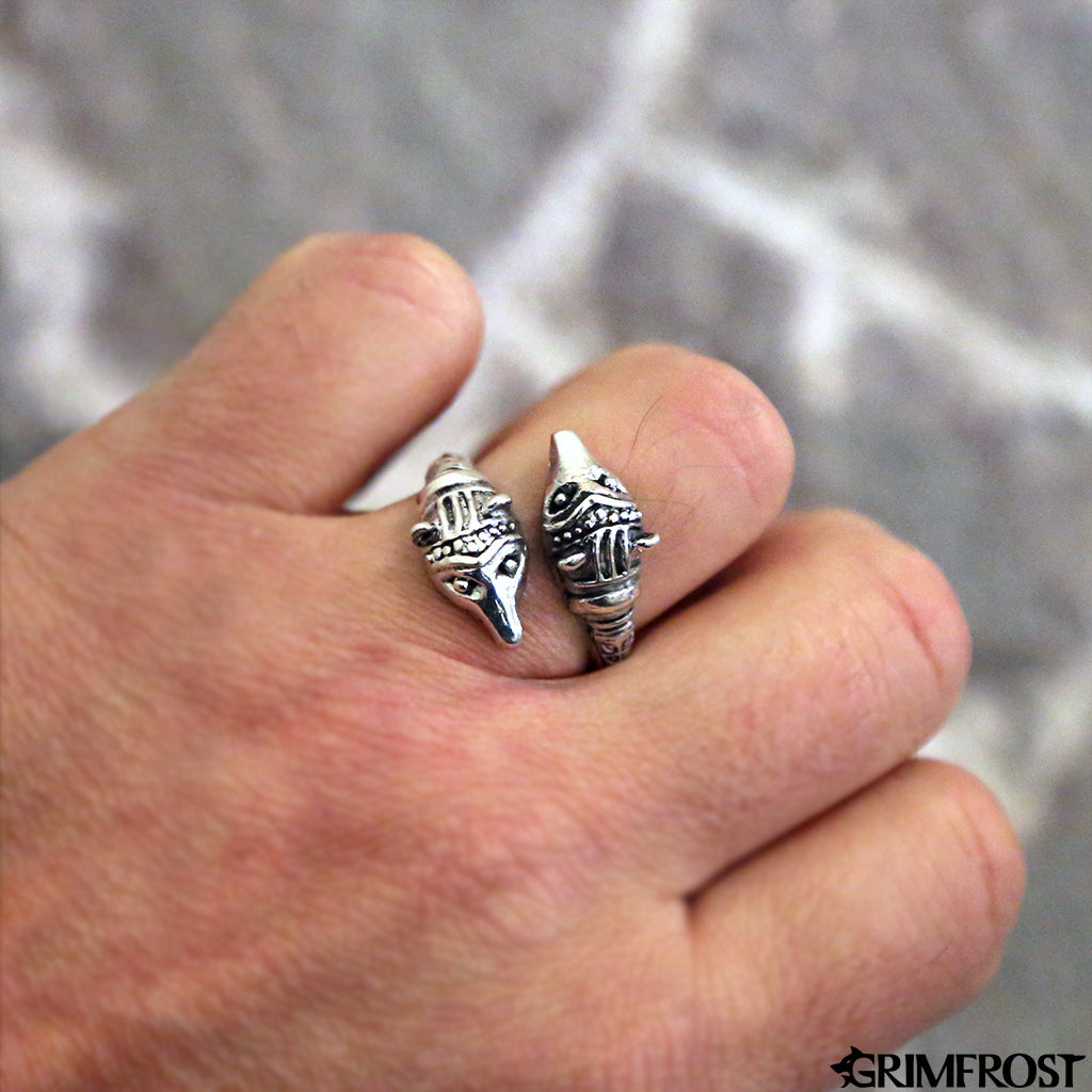 Rings - Bear Ring, Silver - Grimfrost.com