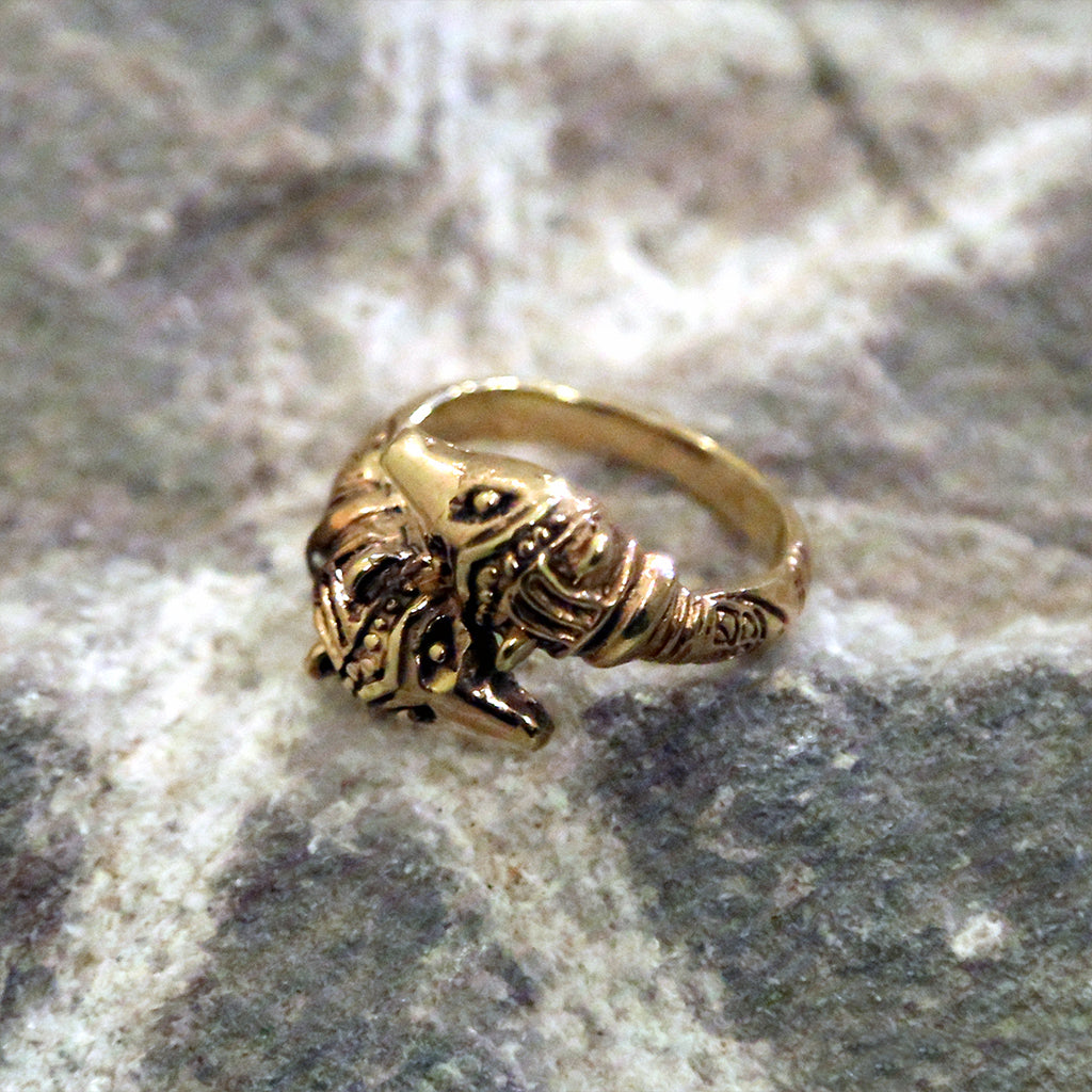 Rings - Bear Ring, Bronze - Grimfrost.com