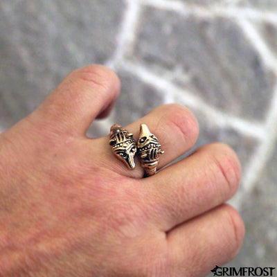 Rings - Bear Ring, Bronze - Grimfrost.com