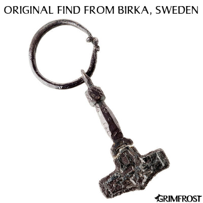 Thor's Hammers - Birka Thor's Hammer, Silver - Grimfrost.com