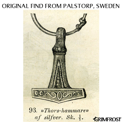Thor's Hammers - Pålstorp Thor's Hammer, Bronze - Grimfrost.com
